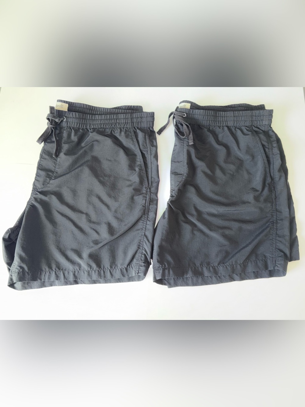 Madewell XXL Swim Trunks Shorts Bundle Black Drawstring No Liner